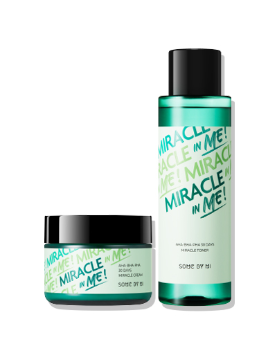 [DUO SET] SOME BY MI MIRACLE TONER 150ML + MIRACLE CREAM 60G